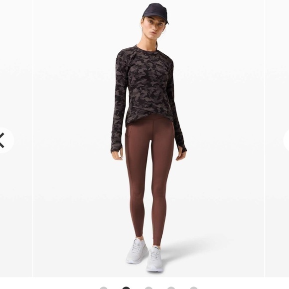 lululemon athletica Tops - Lululemon  *Rulu Size 6 Heritage Camo Jacquard Black Lunar Rock 2021